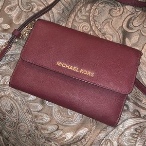 Michael Kors Bedford Pebbled Leather Crossbody Bag